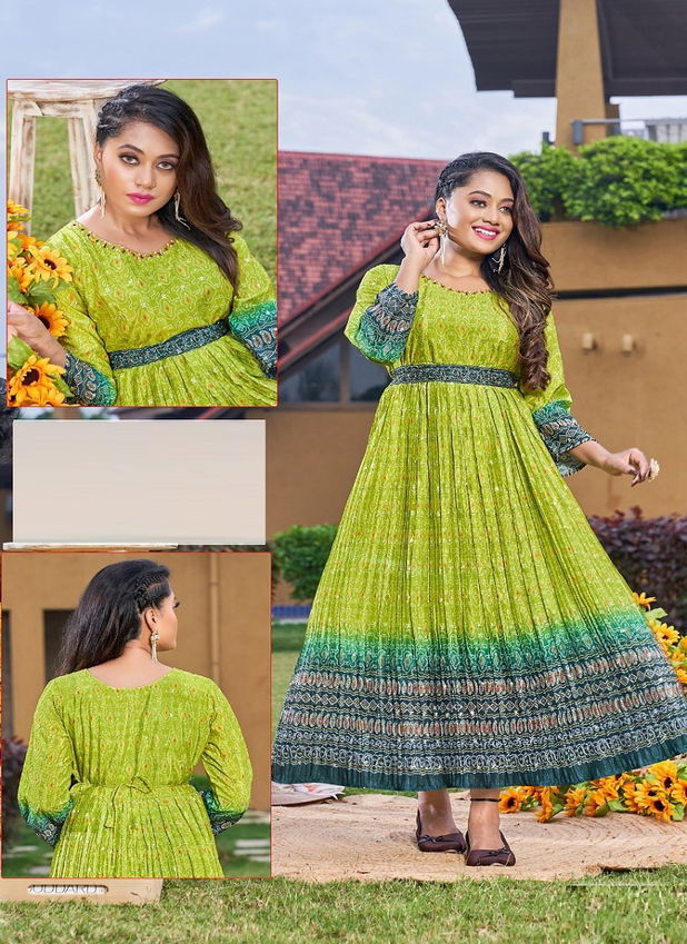 Starlink Sehnaaz Heavy Festive Wear Wholesale Anarkali Kurtis